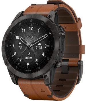 Garmin Epix 2 Sapphire Carbon Gray DLC Titanium Garmin Epix 2 Sapphire Carbon Gray DLC Titanium