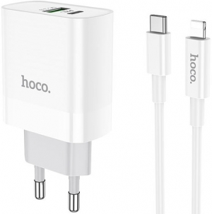 Hoco C80A + Lighting Cable White