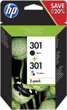 HP 301 Black/Tri-color 2-pack