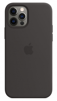 Husa pentru iPhone 12 Pro Apple Silicone Black Husa pentru iPhone 12 Pro Apple Silicone Black