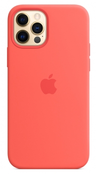 Husa pentru iPhone 12 Pro Max Apple Silicone Pink Citrus Husa pentru iPhone 12 Pro Max Apple Silicone Pink Citrus