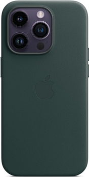 Чехол для iPhone 14 Pro Apple Leather Green
