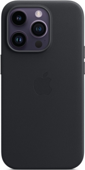 Чехол для iPhone 14 Pro Apple Leather Midnight