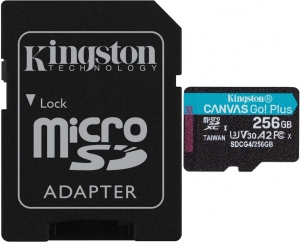 Kingston Canvas Go! Plus 256GB + SD Adapter Kingston Canvas Go! Plus 256GB + SD Adapter