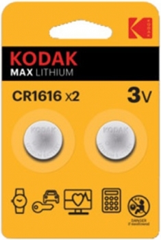 Kodak Max Lithium CR1616