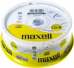 Maxell Printable CD-R 25*Cake