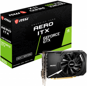 MSI GeForce GTX 1650 D6 AERO ITX OCV1 MSI GeForce GTX 1650 D6 AERO ITX OCV1