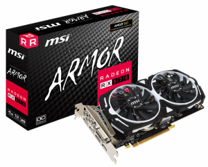 MSI Radeon RX 570 ARMOR 4G OC MSI Radeon RX 570 ARMOR 4G OC