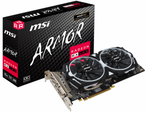 MSI Radeon RX 580 ARMOR 8G OC MSI Radeon RX 580 ARMOR 8G OC