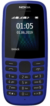 Nokia 105 2019 Dual Sim Blue