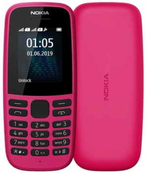 Nokia 105 2019 Dual Sim Pink