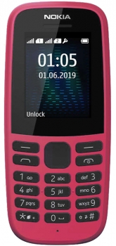 Nokia 105 2019 Dual Sim Pink