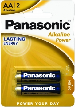 Panasonic ALKALINE Power AA LR6REB/2BPR