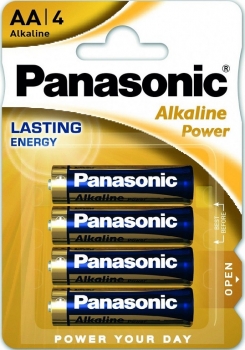 Panasonic ALKALINE Power AA LR6REB/4BPR