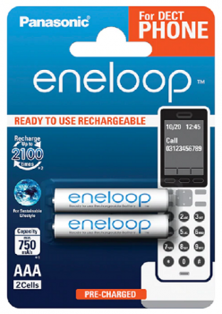 Panasonic Eneloop 750mAh AAA BK-4MCCE/2DE