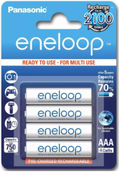 Panasonic Eneloop 750mAh AAA BK-4MCCE/4BE