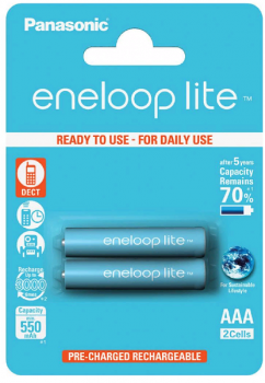 Panasonic Eneloop Lite 550mAh AAA BK-4LCCE/2