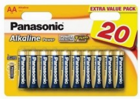 Panasonic EVERYDAY Power AA Alkaline LR6REE/20B