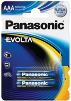 Panasonic EVOLTA AAA Alkaline LR03EGE/2BP