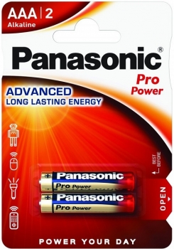Panasonic PRO Power AAA Alkaline LR03XEG/2BP