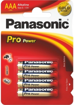 Panasonic PRO Power AAA Alkaline LR03XEG/4BP