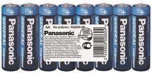 Panasonic Carbon Zinc AA R6BER/8P