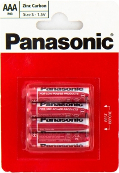 Panasonic Zink Carbon AAA R03REL/4BPR