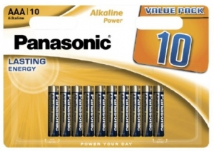 Panasonic ALKALINE Power AAA LR03REB/10BW