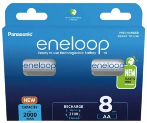 Panasonic Eneloop 2000mAh AA BK-3MCDE/8BE Panasonic Eneloop 2000mAh AA BK-3MCDE/8BE