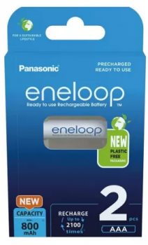 Panasonic Eneloop 800mAh AAA BK-4MCDE/2BE Panasonic Eneloop 800mAh AAA BK-4MCDE/2BE