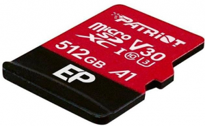 Patriot EP 512GB MicroSD Card + SD Adapter