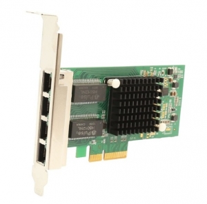 PCI-e Intel Server Adapter I350AM4 Quad Copper Port 1Gbps