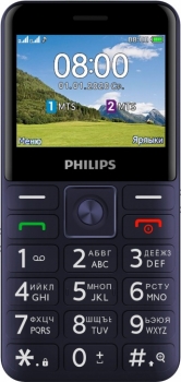 Philips E207 Xenium Dual Sim Blue
