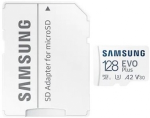 Samsung EVO Plus 128GB MicroSD Card + SD Adapter