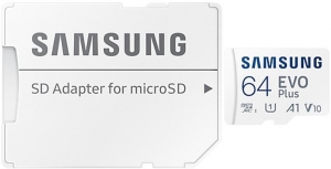 Samsung EVO Plus 64GB MicroSD Card + SD Adapter