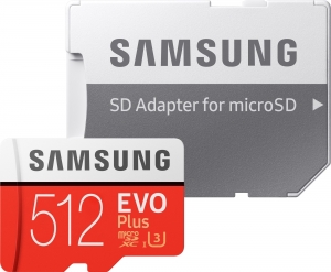 Samsung 512GB MicroSD Card + SD Adapter