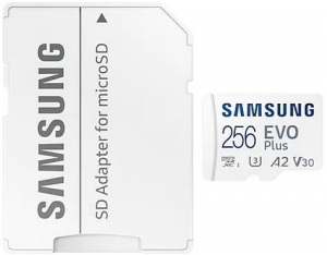 Samsung EVO Plus 256GB MicroSD Card + SD Adapter