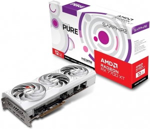 Sapphire Pure Radeon RX 7700 XT White 12GB GDDR6