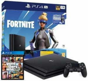 Sony PlayStation 4 Pro 1TB + Fortnite Neo Versa Bundle + Grand Theft Auto V Sony PlayStation 4 Pro 1TB + Fortnite Neo Versa Bundle + Grand Theft Auto V