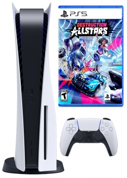 Sony PlayStation 5 White + Destruction Allstars