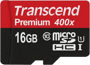 Transcend 16GB MicroSD Card