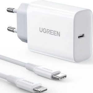 Ugreen PD 20W + Lighting Cable White