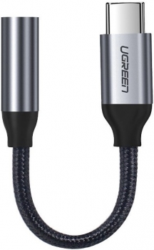 Ugreen USB-C to 3.5mm Adapter Gray Ugreen USB-C to 3.5mm Adapter Gray