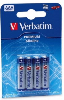 Verbatim Alcaline Battery AAA 4pcs