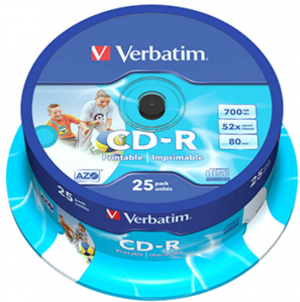 Verbatim CD-R 25*Spindle AZO