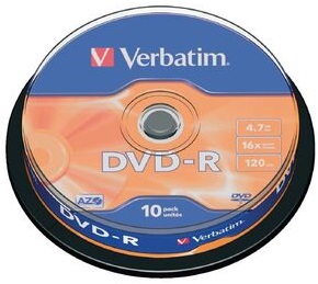 Verbatim DVD-R 10*Spindle AZO