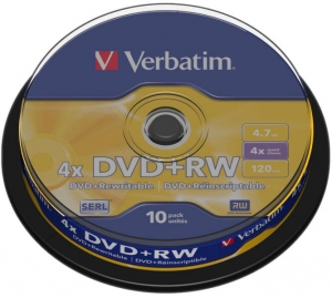 Verbatim DVD+RW 10*Spindle
