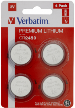 Verbatim Lithium CR2450 4pcs